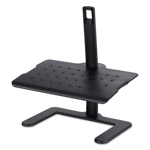 Safco® Height-adjustable Footrest, 20.5w X 14.5d X 3.5 To 21.5h, Black freeshipping - TVN Wholesale