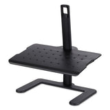 Safco® Height-adjustable Footrest, 20.5w X 14.5d X 3.5 To 21.5h, Black freeshipping - TVN Wholesale