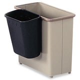 Safco® Paper Pitch Recycling Bin, Rectangular, Polyethylene, 1.75 Gal, Black freeshipping - TVN Wholesale