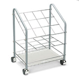 Safco® Wire Roll-files, 12 Compartments, 18w X 12.75d X 24.5h, Gray freeshipping - TVN Wholesale