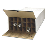 Safco® Tube-stor Fiberboard Files, Blueprints-roll Files, 24" X 37.5" X 12", White, 2-carton freeshipping - TVN Wholesale