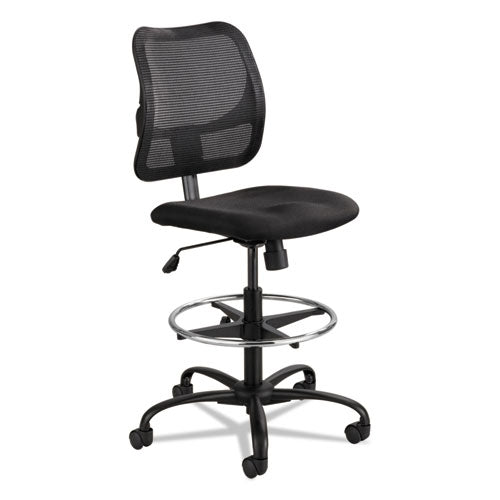 Safco® Vue Series Mesh Extended-height Chair, Supports Up To 250 Lb, 23" To 33" Seat Height, Black Fabric freeshipping - TVN Wholesale