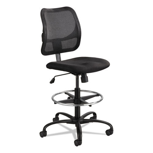 Safco® Vue Series Mesh Extended-height Chair, Supports Up To 250 Lb, 23" To 33" Seat Height, Black Fabric freeshipping - TVN Wholesale
