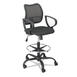Safco® Vue Series Mesh Extended-height Chair, Supports Up To 250 Lb, 23" To 33" Seat Height, Black Fabric freeshipping - TVN Wholesale