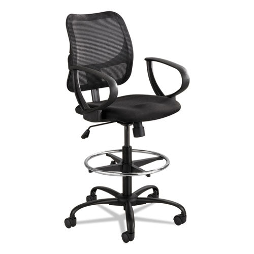 Safco® Vue Series Mesh Extended-height Chair, Supports Up To 250 Lb, 23" To 33" Seat Height, Black Fabric freeshipping - TVN Wholesale