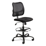 Safco® Vue Series Mesh Extended-height Chair, Supports Up To 250 Lb, 23" To 33" Seat Height, Black Fabric freeshipping - TVN Wholesale