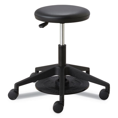 Safco® Lab Stool, Backless, Supports Up To 250 Lb, 19.25" To 24.25" Seat Height, Black freeshipping - TVN Wholesale