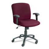 Safco® Uber Big-tall Series Mid Back Chair, Vinyl, Supports Up To 500 Lb, 18.5" To 22.5" Seat Height, Black freeshipping - TVN Wholesale