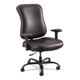 Safco® Optimus High Back Big And Tall Chair, Fabric, Supports Up To 400 Lb, 19" To 22" Seat Height, Black freeshipping - TVN Wholesale