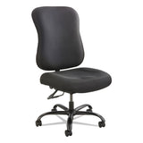 Safco® Optimus High Back Big And Tall Chair, Fabric, Supports Up To 400 Lb, 19" To 22" Seat Height, Black freeshipping - TVN Wholesale