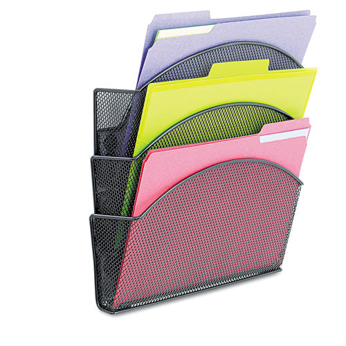 Safco® Onyx Magnetic Mesh Panel Accessories, Single File Pocket, Black freeshipping - TVN Wholesale