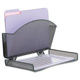 Safco® Onyx Magnetic Mesh Panel Accessories, Single File Pocket, Black freeshipping - TVN Wholesale