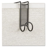 Safco® Onyx Panel-door Coat Hook, Steel freeshipping - TVN Wholesale