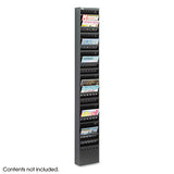 Safco® Steel Magazine Rack, 11 Compartments, 10w X 4d X 36.25h, Gray freeshipping - TVN Wholesale