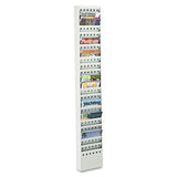 Safco® Steel Magazine Rack, 23 Compartments, 10w X 4d X 65.5h, Black freeshipping - TVN Wholesale
