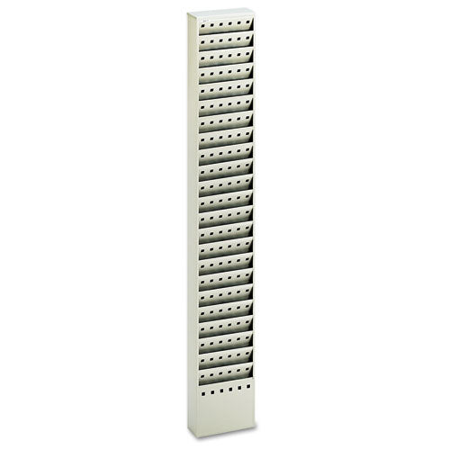 Safco® Steel Magazine Rack, 23 Compartments, 10w X 4d X 65.5h, Gray freeshipping - TVN Wholesale