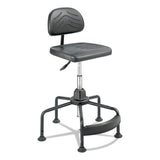 Safco® Task Master Economy Industrial Chair, Supports Up To 250 Lb, 17" To 35" Seat Height, Black freeshipping - TVN Wholesale