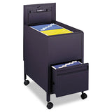 Safco® Locking Mobile Tub File With Drawer, Letter Size, 17w X 26d X 28h, Black freeshipping - TVN Wholesale
