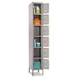 Safco® Box Locker, 12w X 18d X 78h, Two-tone Gray freeshipping - TVN Wholesale