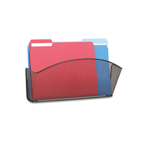 Safco® Onyx Steel Wall Pocket, Legal, Black 15 X 3 X 9 freeshipping - TVN Wholesale