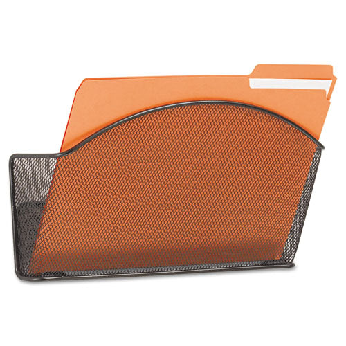 Safco® Onyx Steel Wall Pocket, Legal, Black 15 X 3 X 9 freeshipping - TVN Wholesale