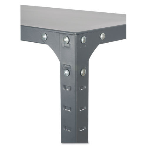 Safco® Commercial Steel Shelving Unit, Five-shelf, 36w X 12d X 75h, Dark Gray freeshipping - TVN Wholesale