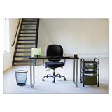 Safco® Onyx Round Mesh Wastebasket, Steel Mesh, 5 Gal, Black freeshipping - TVN Wholesale