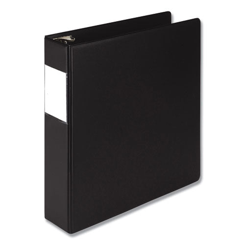 Samsill® Earth's Choice Round Ring Reference Binder, 3 Rings, 2" Capacity, 11 X 8.5, Black freeshipping - TVN Wholesale