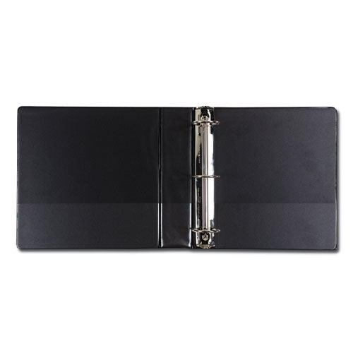 Samsill® Earth's Choice Round Ring Reference Binder, 3 Rings, 2" Capacity, 11 X 8.5, Black freeshipping - TVN Wholesale