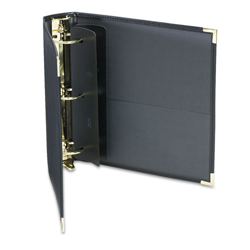 Samsill® Classic Collection Ring Binder, 3 Rings, 2" Capacity, 11 X 8.5, Black freeshipping - TVN Wholesale