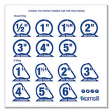 Samsill® Earth's Choice Biobased Locking D-ring Reference Binder, 3 Rings, 5" Capacity, 11 X 8.5, Black freeshipping - TVN Wholesale