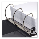 Samsill® Earth's Choice Biobased Locking D-ring Reference Binder, 3 Rings, 5" Capacity, 11 X 8.5, Black freeshipping - TVN Wholesale