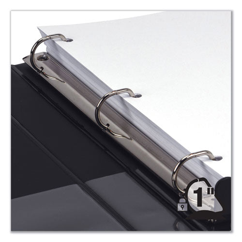 Samsill® Earth's Choice Biobased Locking D-ring Reference Binder, 3 Rings, 1" Capacity, 11 X 8.5, Black freeshipping - TVN Wholesale