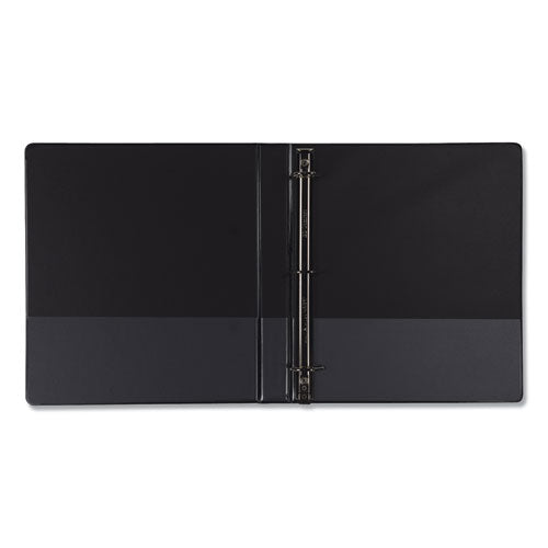 Samsill® Earth's Choice Biobased Locking D-ring Reference Binder, 3 Rings, 1" Capacity, 11 X 8.5, Black freeshipping - TVN Wholesale