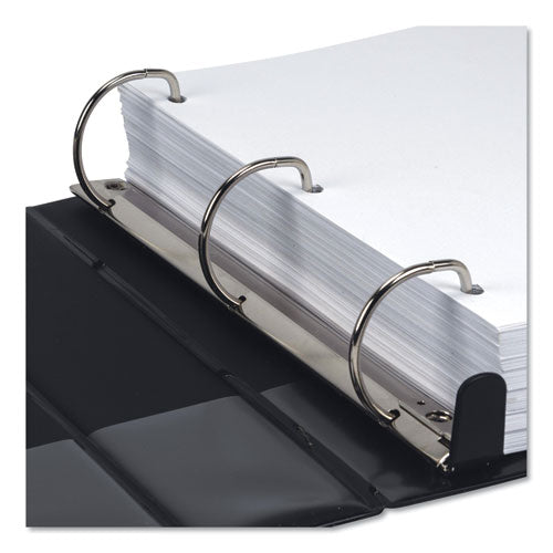 Samsill® Earth's Choice Biobased Locking D-ring Reference Binder, 3 Rings, 2" Capacity, 11 X 8.5, Black freeshipping - TVN Wholesale