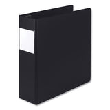 Samsill® Earth's Choice Biobased Locking D-ring Reference Binder, 3 Rings, 3" Capacity, 11 X 8.5, Black freeshipping - TVN Wholesale
