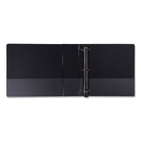 Samsill® Earth's Choice Biobased Locking D-ring Reference Binder, 3 Rings, 4" Capacity, 11 X 8.5, Black freeshipping - TVN Wholesale