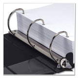 Samsill® Earth's Choice Biobased Locking D-ring Reference Binder, 3 Rings, 4" Capacity, 11 X 8.5, Black freeshipping - TVN Wholesale