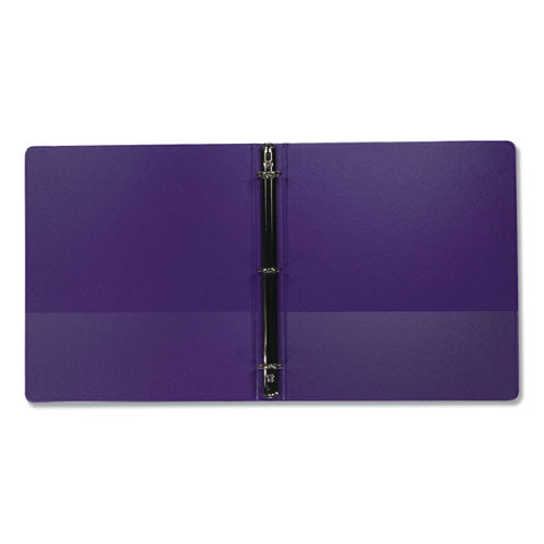 Samsill® Earth's Choice Biobased Economy Round Ring View Binders, 3 Rings, 1" Capacity, 11 X 8.5, Purple freeshipping - TVN Wholesale