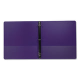 Samsill® Earth's Choice Biobased Economy Round Ring View Binders, 3 Rings, 1" Capacity, 11 X 8.5, Purple freeshipping - TVN Wholesale