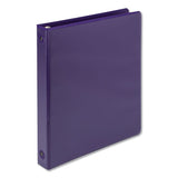 Samsill® Earth's Choice Biobased Economy Round Ring View Binders, 3 Rings, 1" Capacity, 11 X 8.5, Purple freeshipping - TVN Wholesale