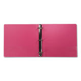 Samsill® Earth's Choice Biobased Economy Round Ring View Binders, 3 Rings, 2" Capacity, 11 X 8.5, Berry freeshipping - TVN Wholesale