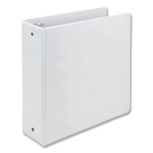 Samsill® Earth's Choice Biobased Economy Round Ring View Binders, 3 Rings, 3" Capacity, 11 X 8.5, White freeshipping - TVN Wholesale
