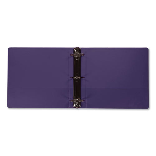 Samsill® Earth's Choice Biobased Economy Round Ring View Binders, 3 Rings, 3" Capacity, 11 X 8.5, Purple freeshipping - TVN Wholesale