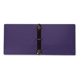 Samsill® Earth's Choice Biobased Economy Round Ring View Binders, 3 Rings, 3" Capacity, 11 X 8.5, Purple freeshipping - TVN Wholesale