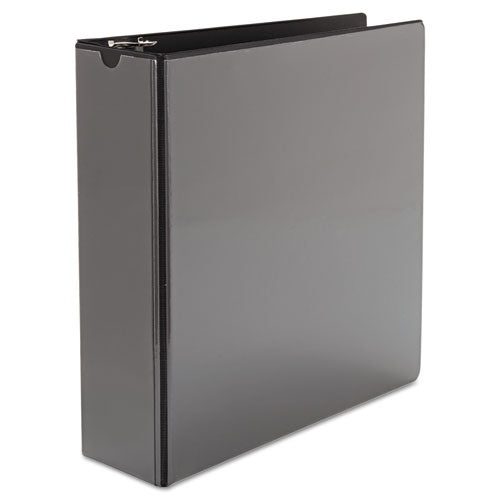 Samsill® Speedy Spine Heavy-duty Time Saving Round Ring View Binder, 3 Rings, 3" Capacity, 11 X 8.5, Black freeshipping - TVN Wholesale