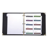 Samsill® Classic Vinyl Business Card Binder, Holds 200 2 X 2.5 Cards, 10.25 X 11.13, Ebony freeshipping - TVN Wholesale