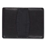 Samsill® Regal Leather Business Card Wallet, Holds 25 2 X 3.5 Cards, 4.25 X 3, Black freeshipping - TVN Wholesale