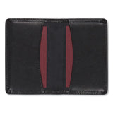 Samsill® Regal Leather Business Card Wallet, Holds 25 2 X 3.5 Cards, 4.25 X 3, Black freeshipping - TVN Wholesale