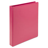 Samsill® Earth’s Choice Biobased Durable Fashion View Binder, 3 Rings, 1" Capacity, 11 X 8.5, Berry, 2-pack freeshipping - TVN Wholesale